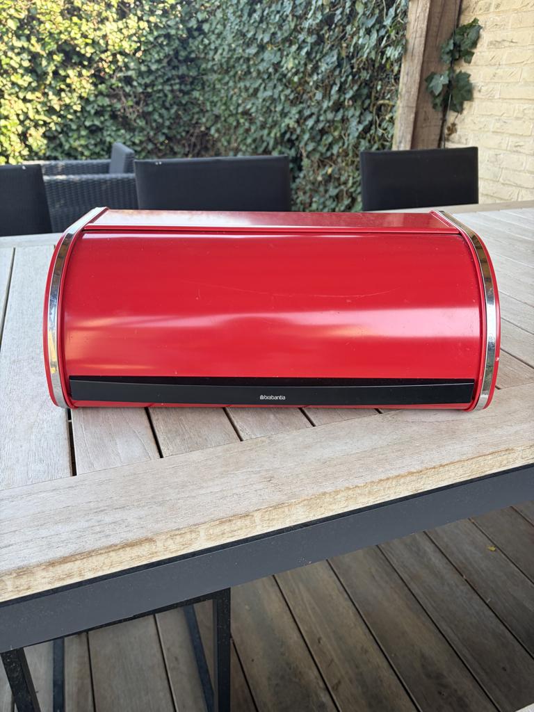 Broodtrommel Brabantia, Ophalen, Gebruikt, Broodtrommel, Rood