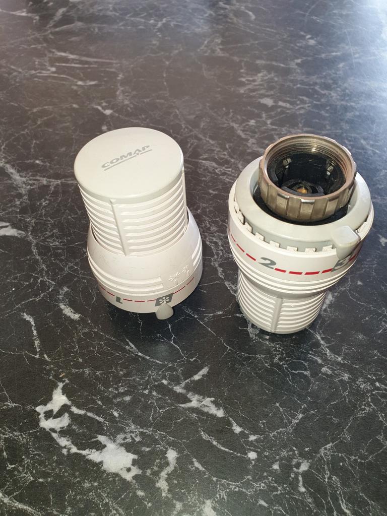 5 thermostaat chauffage koppen, Ophalen, Thermostaat