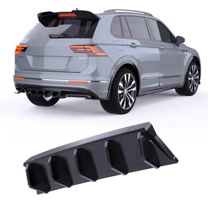 APEX Diffuser Geschikt voor VW Tiguan Mk2 R‑Line glans Zwart, Autos : Divers, Tuning & Styling, Envoi
