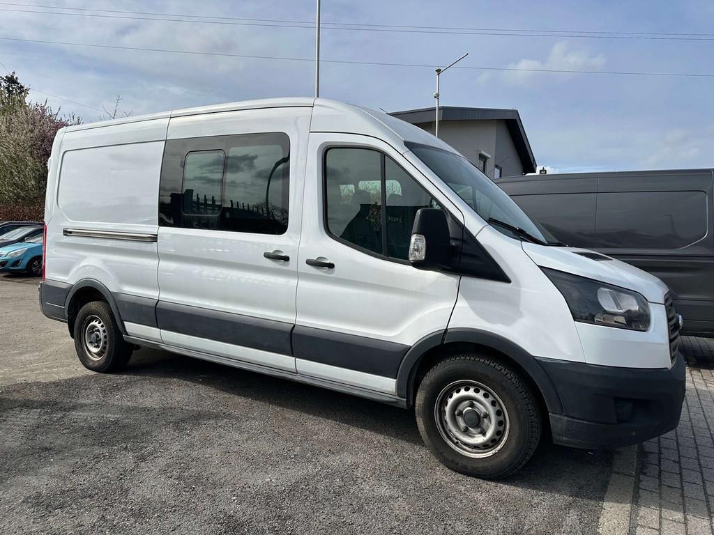 Ford Transit 2.0 TDCi L2H2 6 Zit Navi Leder Airco Camera Pdc, Auto's, Ford, Voorwielaandrijving, Gebruikt, https://public.car-pass.be/vhr/5e97329d-4a49-42df-964e-a412e3fc3b7e