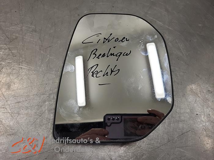 Spiegelglas rechts van een Citroen Berlingo, Auto-onderdelen, Spiegels, Citroën, Gebruikt, 3 maanden garantie, Ophalen of Verzenden
