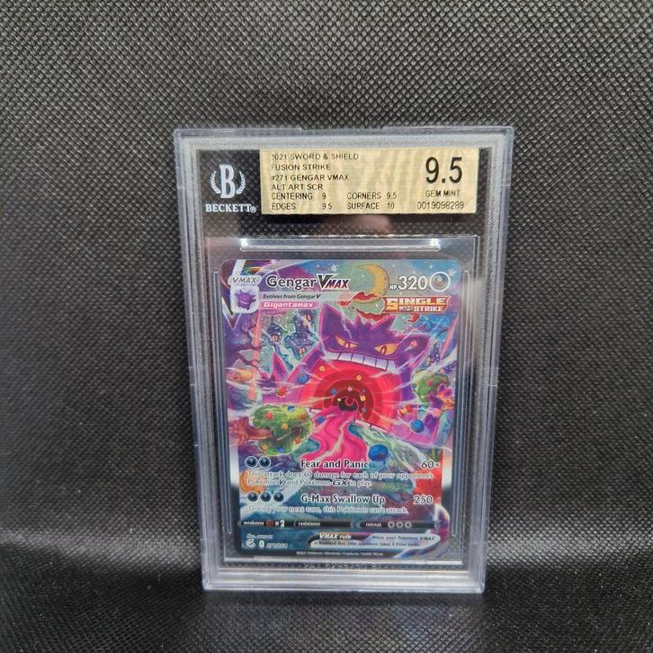 Gengar Vmax Fusion Strike Sword and Shield BGS 9.5, Hobby en Vrije tijd, Verzamelkaartspellen | Pokémon, Ophalen of Verzenden