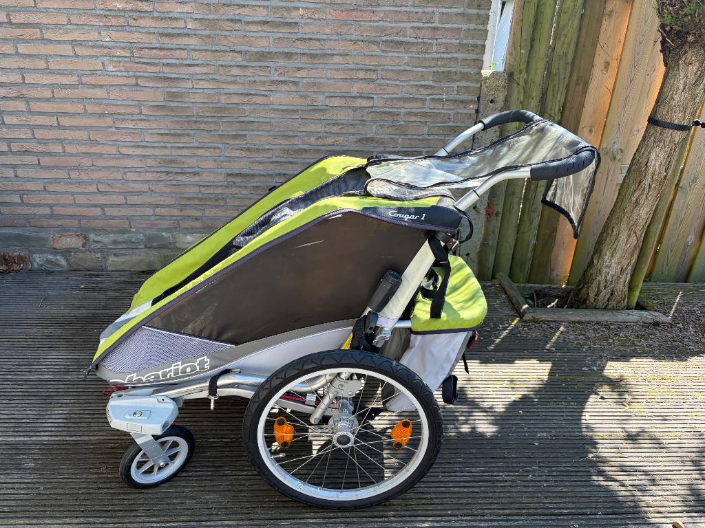 Fietskar 1 kind Thule Chariot, Vélos & Vélomoteurs, Accessoires vélo | Remorques, Enlèvement, Utilisé, Suspension, Thule / Chariot