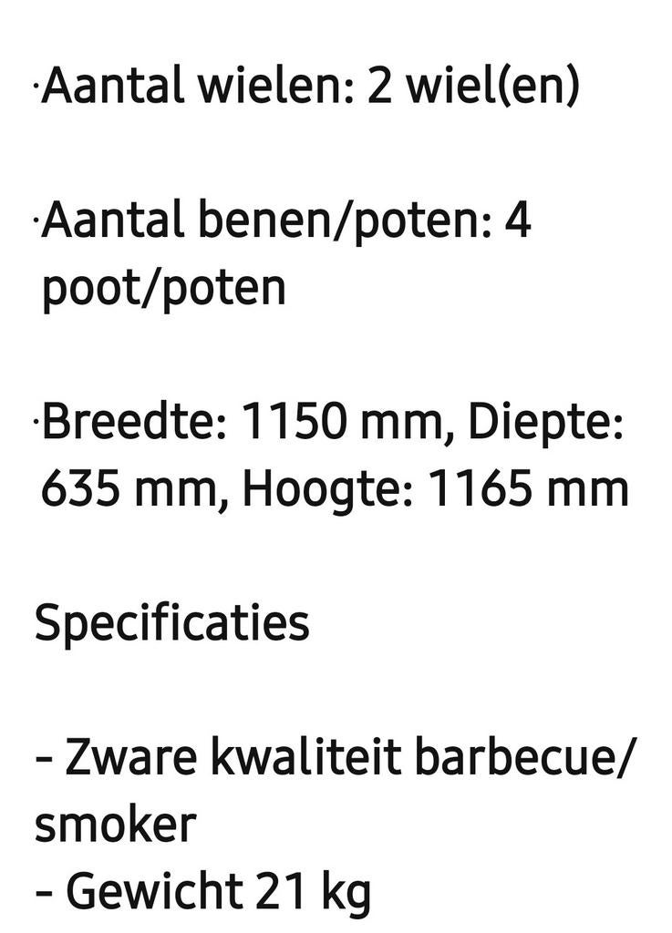 Barbecue smoker houtskool bbq.