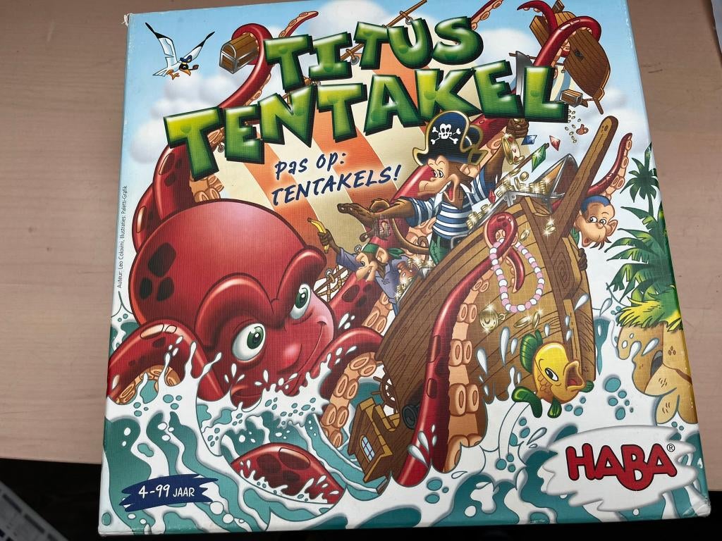 Haba dobbelspel: Titus Tentakel, Kinderen en Baby's, Ophalen, Gebruikt, Puzzelen