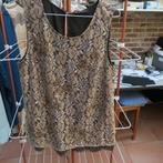 Topje nieuw bruin kant strass Twin-set mt S, Twin-set, Enlèvement ou Envoi, Taille 36 (S), Brun