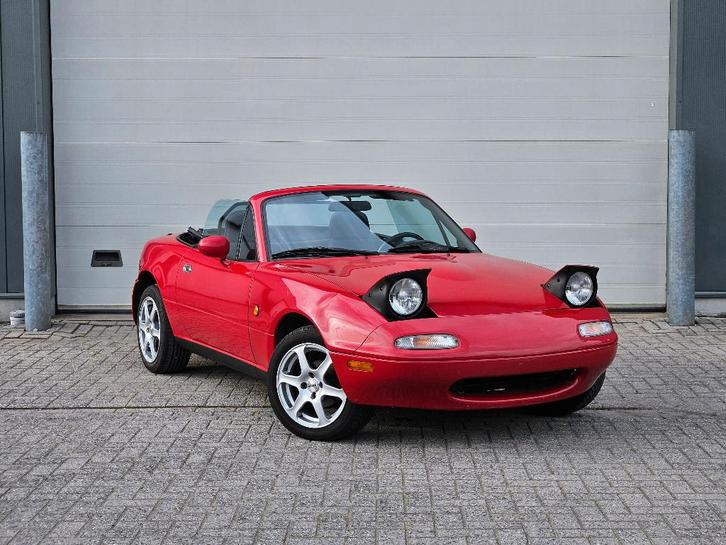 Mazda MX-5 NA 1.6i 16v, Auto's, Mazda, Bedrijf, Te koop, MX-5, Lichtmetalen velgen, Radio, Benzine, Euro 1, Cabriolet, 2 deurs