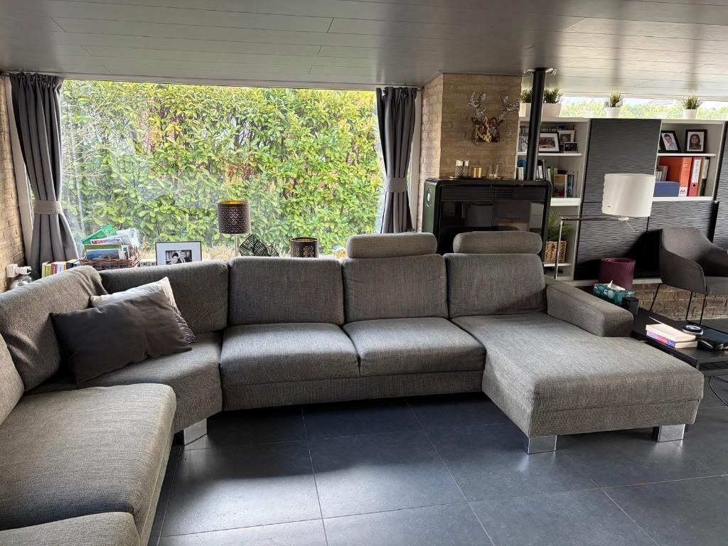 Canapé panoramique, Quatre personnes ou plus, Enlèvement, Utilisé, Tissus