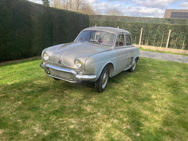 Renault dauphine gordini 1961, Autos, Oldtimers & Ancêtres, Particulier, Renault, Essence, Coupé, 4 portes, Boîte manuelle, Argent ou Gris