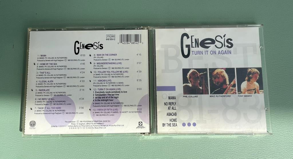 Genesis Turn it on again, CD & DVD, CD | Rock, Enlèvement ou Envoi, Utilisé, Pop rock