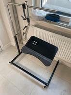 Laptophouder op wieletjes en verstelbaar, Informatique & Logiciels, Tables d'ordinateur portable, Enlèvement, Utilisé, Réglable en profondeur