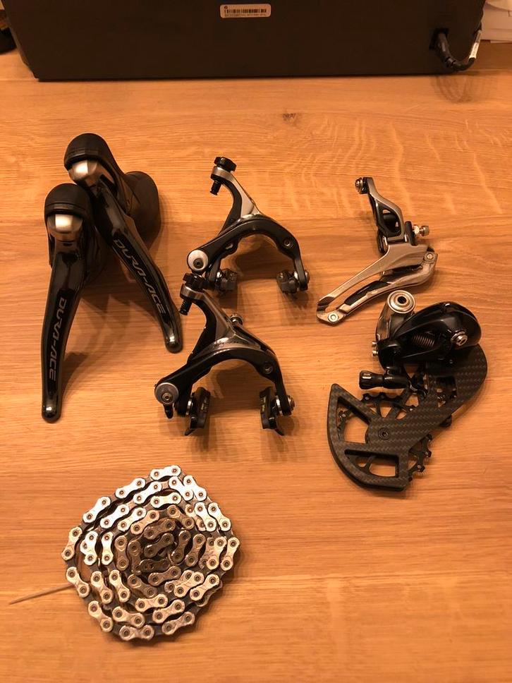 Shimano Dura Ace 9000 groupset, Fietsen en Brommers, Fietsonderdelen, Gebruikt, Racefiets, Derailleur of Ketting, Ophalen of Verzenden