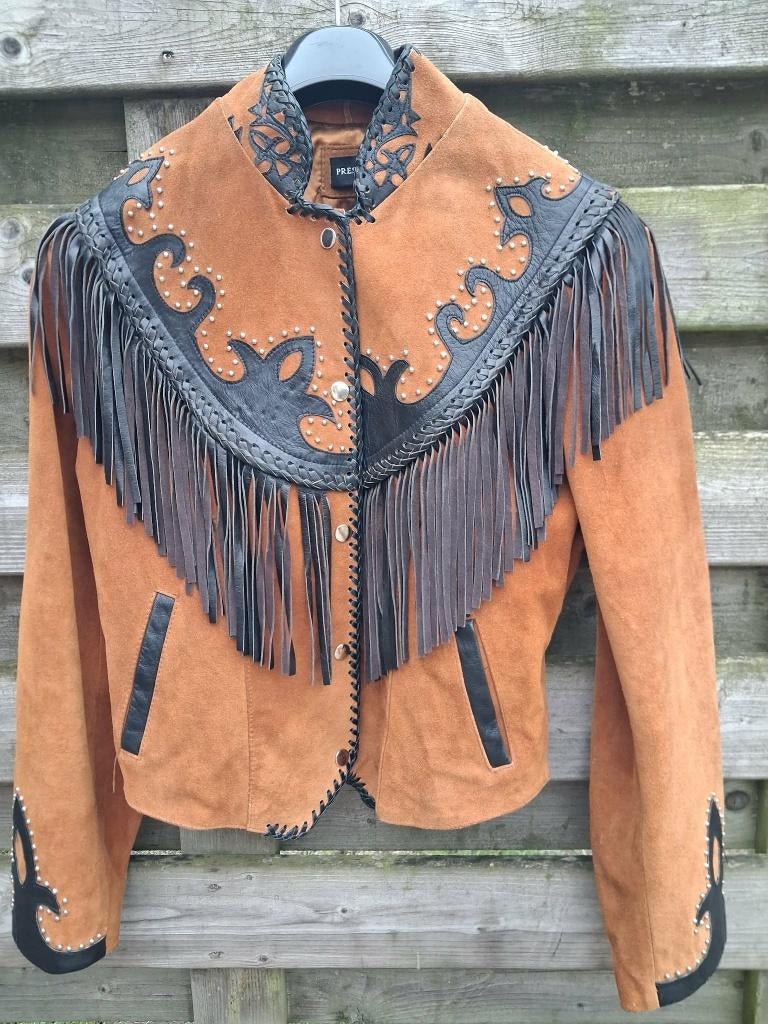 Cowboy / moto jas Presley Cuire Large, Taille 42/44 (L), Enlèvement ou Envoi, Presley Cuir, Comme neuf