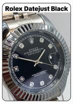 Cadran noir automatique ROL DJ, Enlèvement ou Envoi, Acier, Acier, Neuf