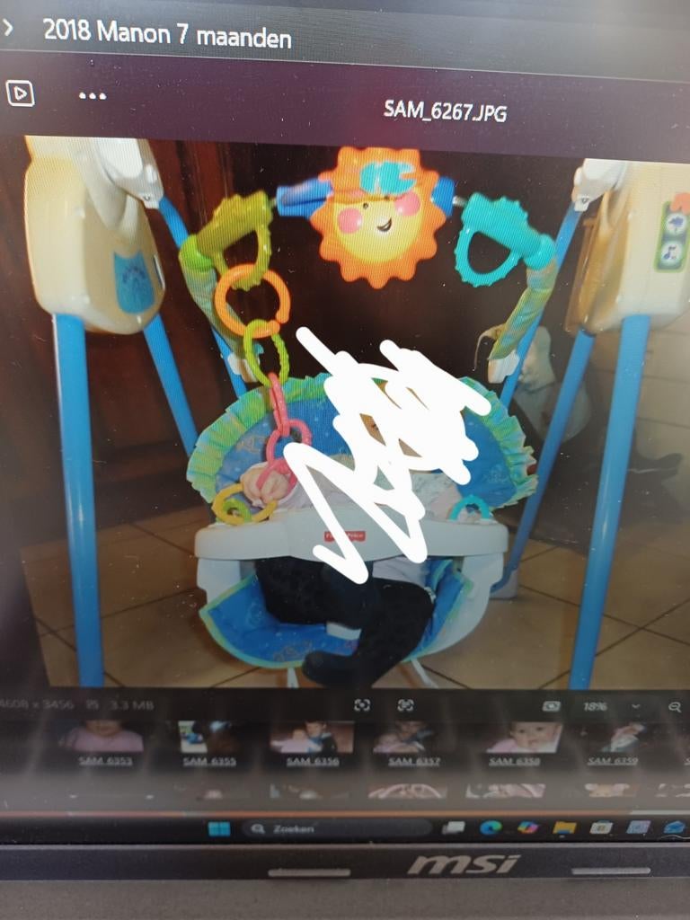 Fauteuil à bascule pour bébé, Enlèvement