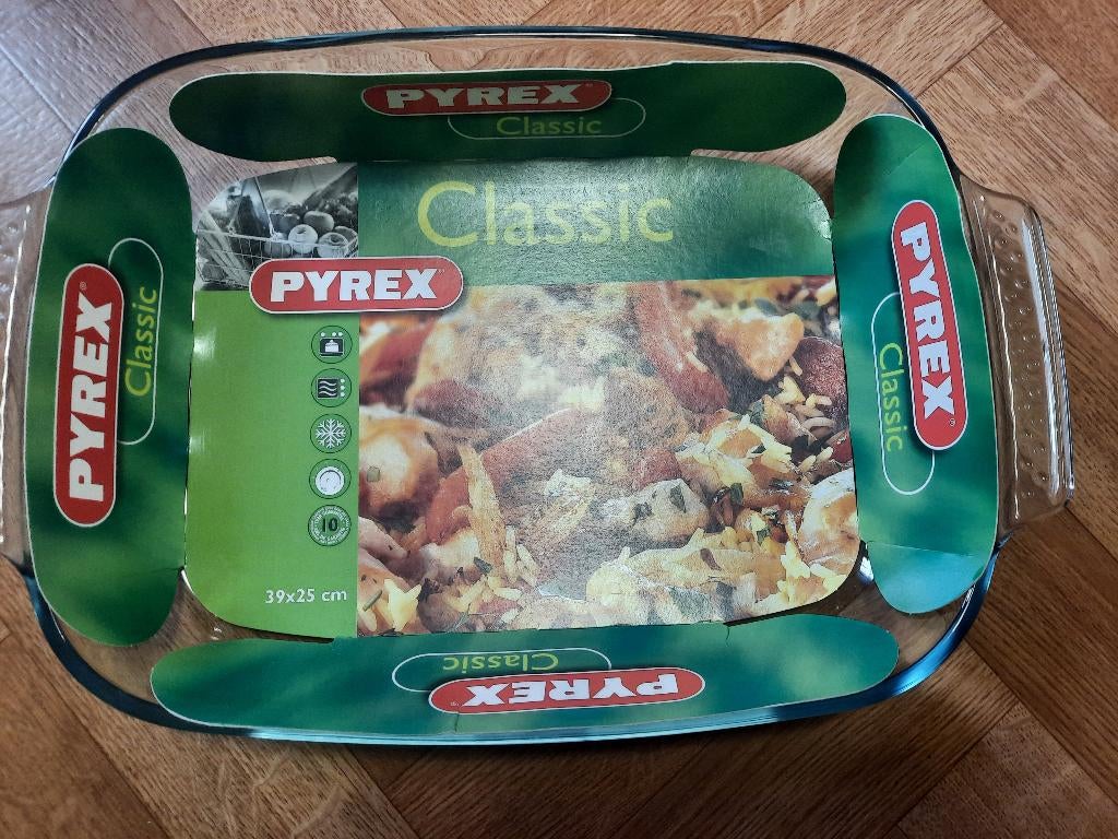 nieuwe glazen ovenschotel rechthoekig 39x25cm Pyrex Classic, Ophalen of Verzenden, Nieuw