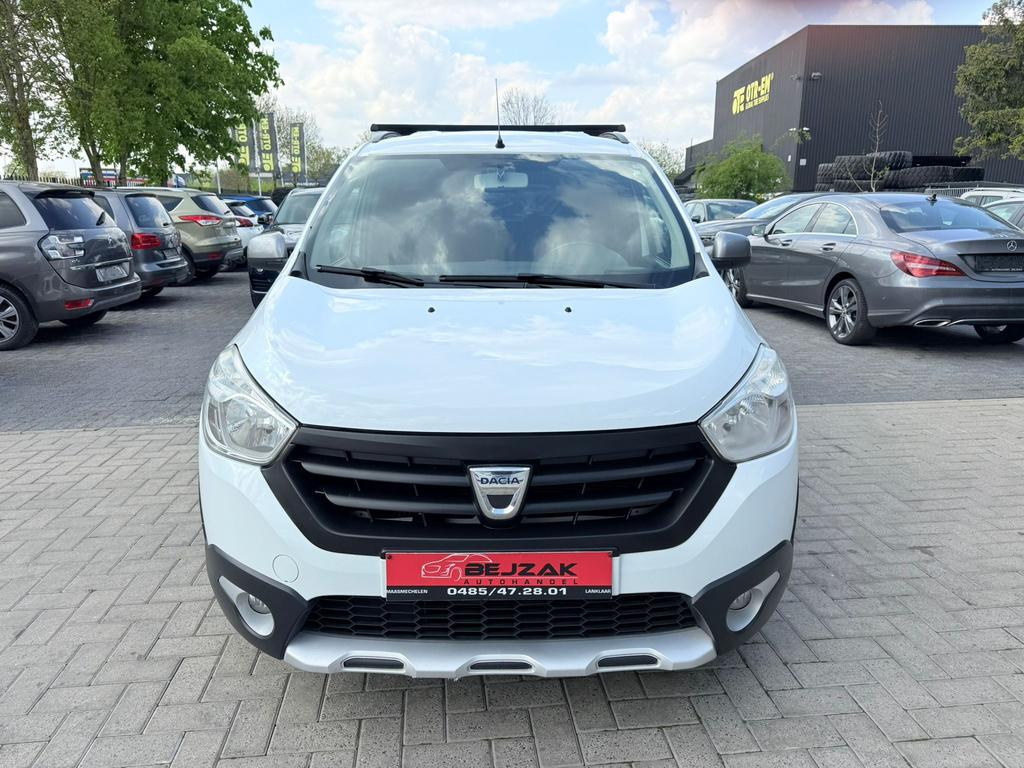 Dacia Lodgy 1.2TCe 2016 1j Garantie, Auto's, Dacia, ABS, Lodgy, Bedrijf, Te koop