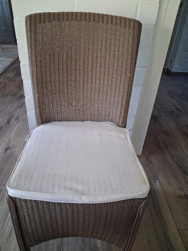 Eetstoelen, Ophalen, Gebruikt, Bruin, Stof