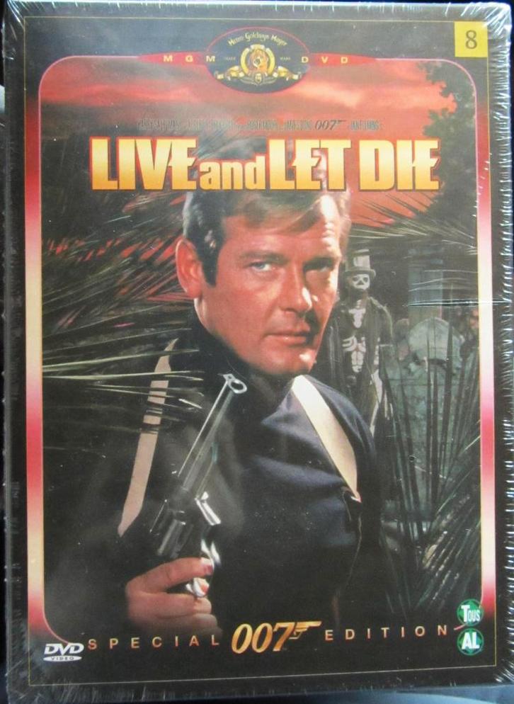 DVD- ACTIE- LIVE AND LET DIE (ROGER MOORE), Cd's en Dvd's, Dvd's | Actie, Nieuw in verpakking, Actiethriller, Alle leeftijden