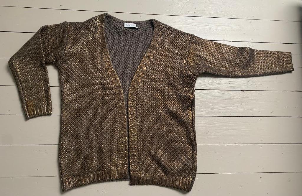 Gilet Talking French taupe goudverf als nieuw, Talking French, Overige kleuren, Ophalen of Verzenden, Zo goed als nieuw