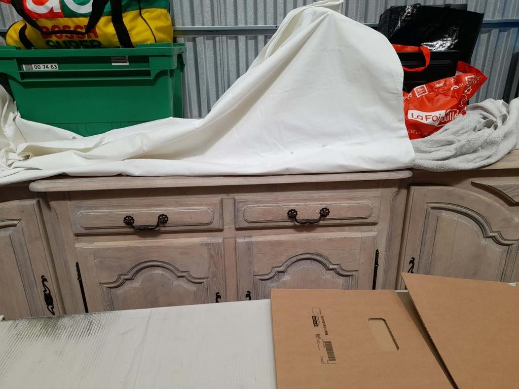 Magnifique salle a manger chene aerogomee et ciree