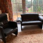 Salon Jori, 1 siège biplace, 2 fauteuils, Enlèvement, Utilisé, Cuir, Design