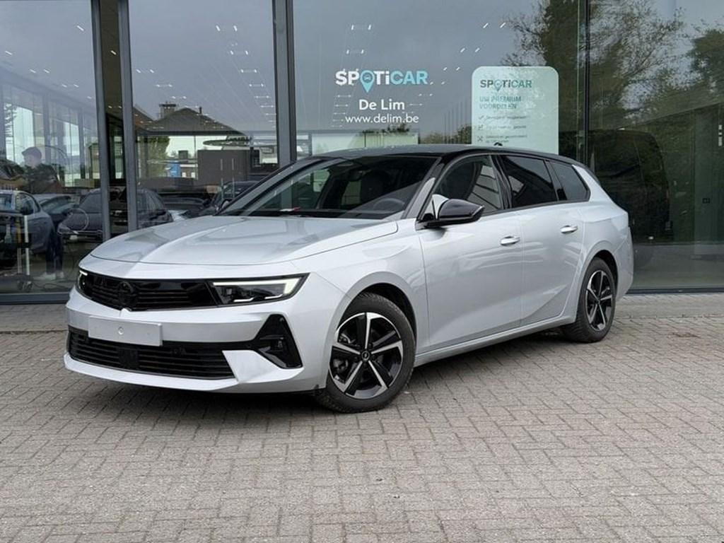 Opel Astra Sports Tourer GS 1.2T Mild-Hybrid *Navi*CarPlay*, Auto's, Automaat, Adaptive Cruise Control, Zwart, 130 pk