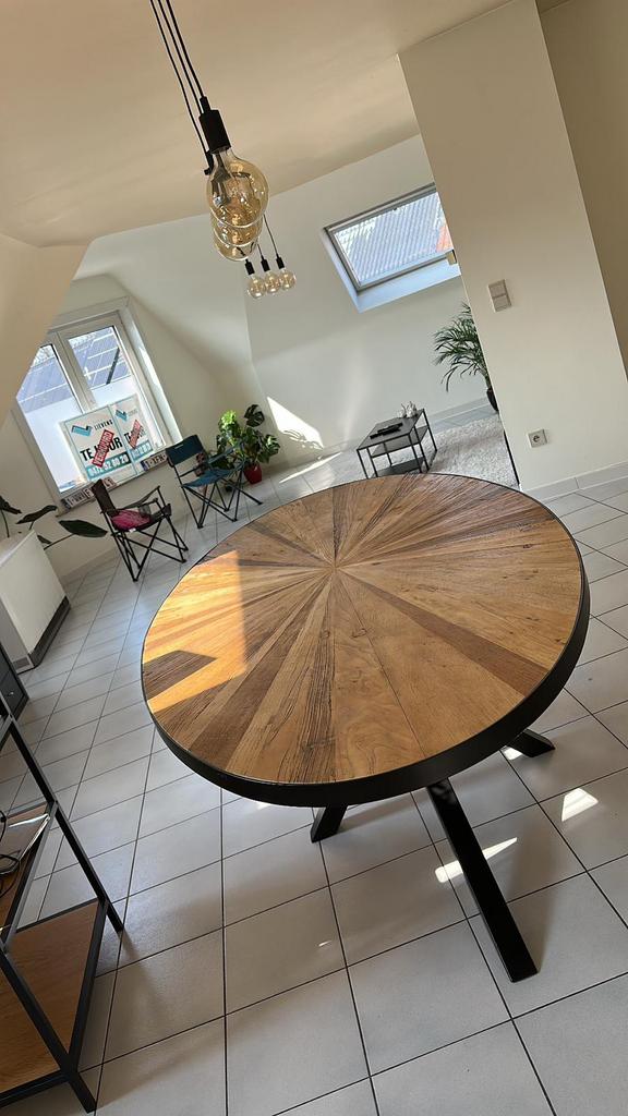 Tafel gerecycleerd hout, Ophalen, Gebruikt, 100 tot 150 cm, 200 cm of meer