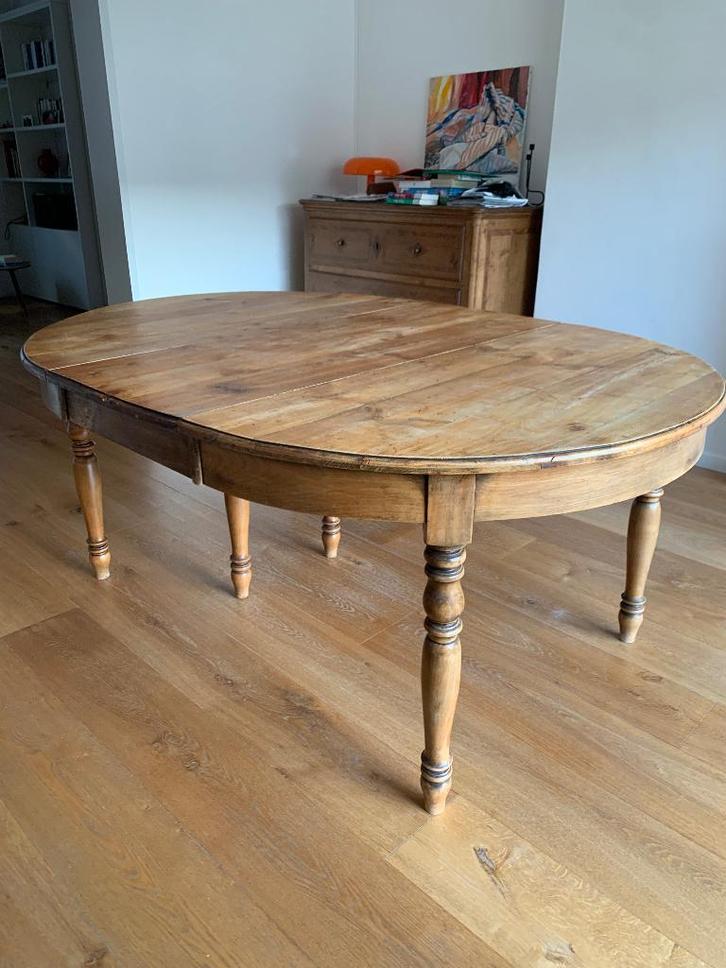 Table de salle à manger en merisier, Maison & Meubles, Tables | Tables à manger, Utilisé, 100 à 150 cm, 200 cm ou plus, Cinq personnes ou plus