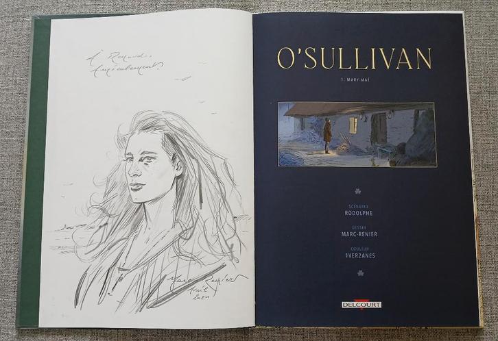 BD O'Sullivan 1 Mary-Mae EO Dédicace Rodolphe Marc-Renier, Boeken, Stripverhalen, Nieuw, Eén stripboek, Ophalen of Verzenden