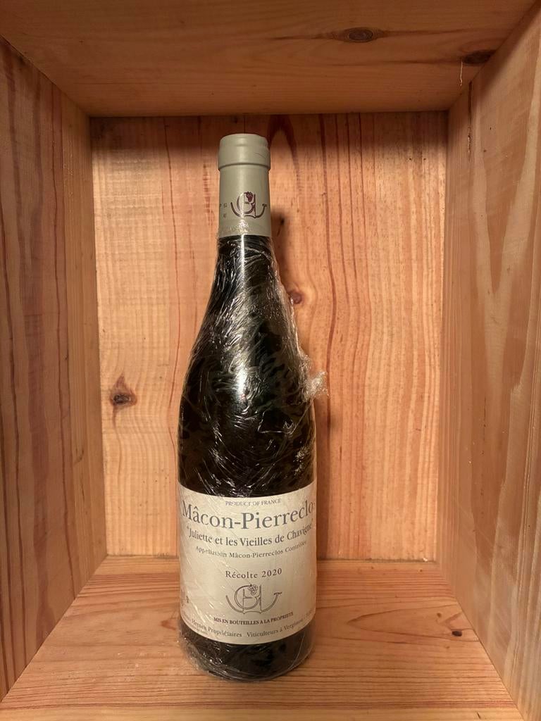 Mâcon-Pierreclos Juliette/Vieilles de Chavigne 2020 Guffens., Collections, Enlèvement ou Envoi, Comme neuf