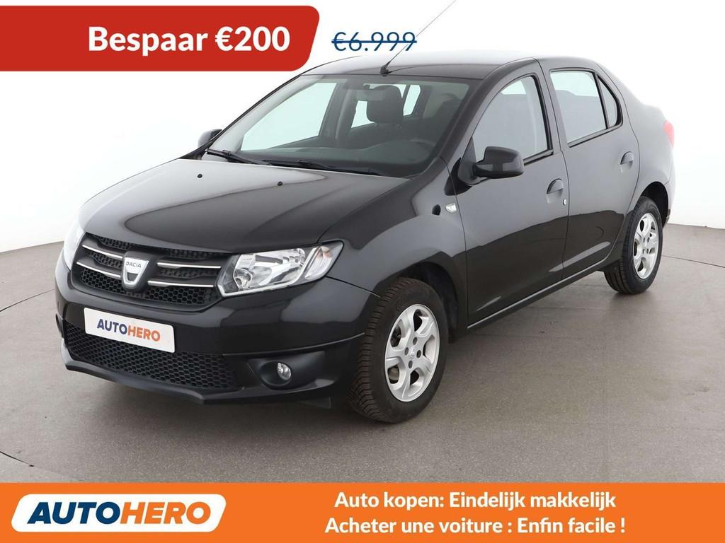 Dacia Logan 0.9 TCe Ambiance (bj 2016), Auto's, Dacia, Voorwielaandrijving, Stof, Gebruikt, Zwart