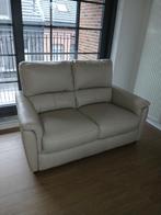 tweezit zetel, Ophalen, Tweepersoons, Leer, Zo goed als nieuw