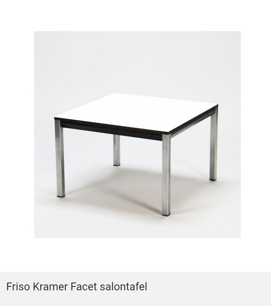 Vintage Space-age Friso Kramer Facet salontafel., Antiek en Kunst, Antiek | Meubels | Tafels, Ophalen