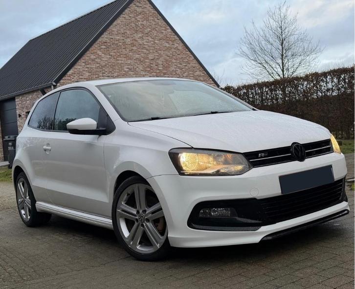 Volkswagen Polo 6R – 1.2 TSI – 2013 – 175.000 KM –  wit, Autos, Volkswagen, Particulier, Polo, ABS, Airbags, Air conditionné, Android Auto