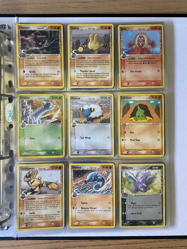 Vintage pokemonkaarten ex era, Verzenden