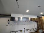 Hotte inox pro avec moteur puissant + système anti-feu, Electroménager, Enlèvement, Utilisé, Autres types, Autoportant