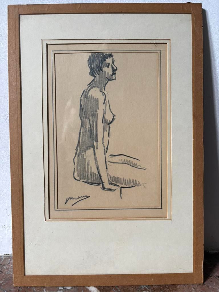 Naakte dame Jos Mous, Ophalen