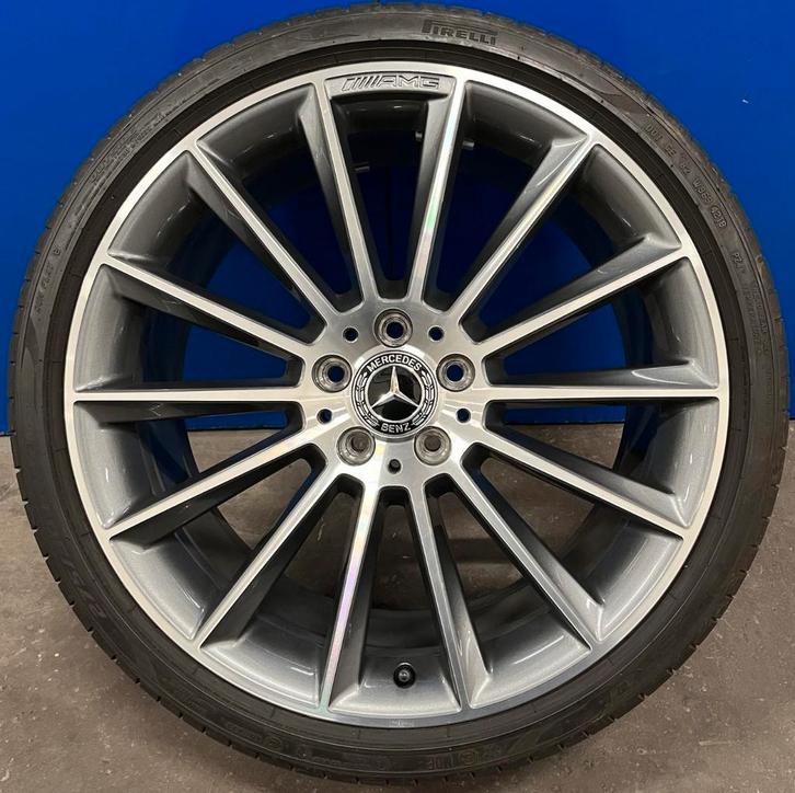 Mercedes E klasse velgen 20inch met zomerbanden origineel, Auto-onderdelen, Banden en Velgen, Banden en Velgen, Zomerbanden, 20 inch