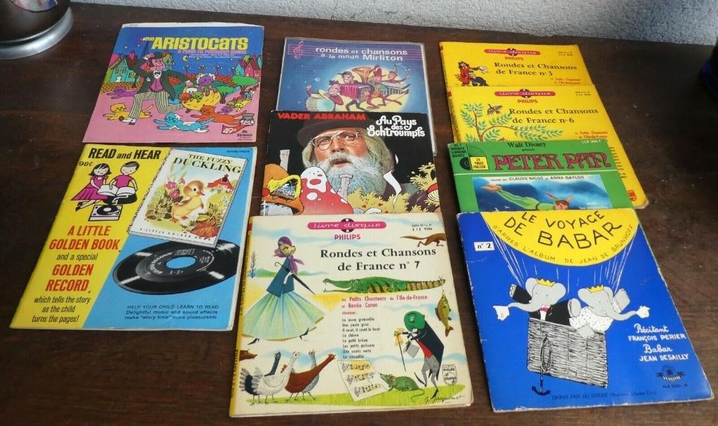 Lot de 45 tours pour enfants, CD & DVD, Vinyles | Enfants & Jeunesse, Enlèvement ou Envoi