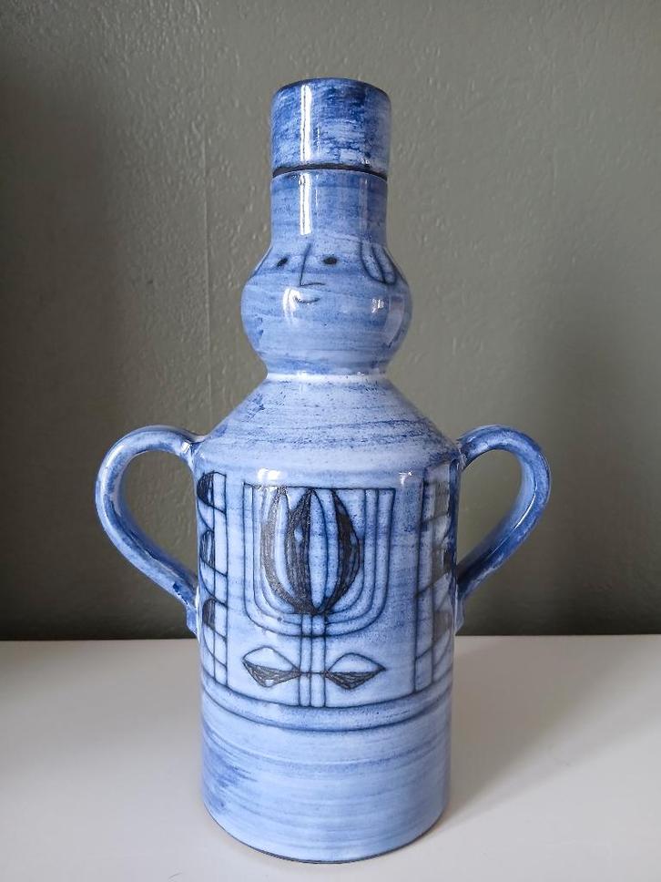 Bouteille Michel Barbier avec bouchon, Antiquités & Art, Antiquités | Céramique & Poterie, Enlèvement ou Envoi