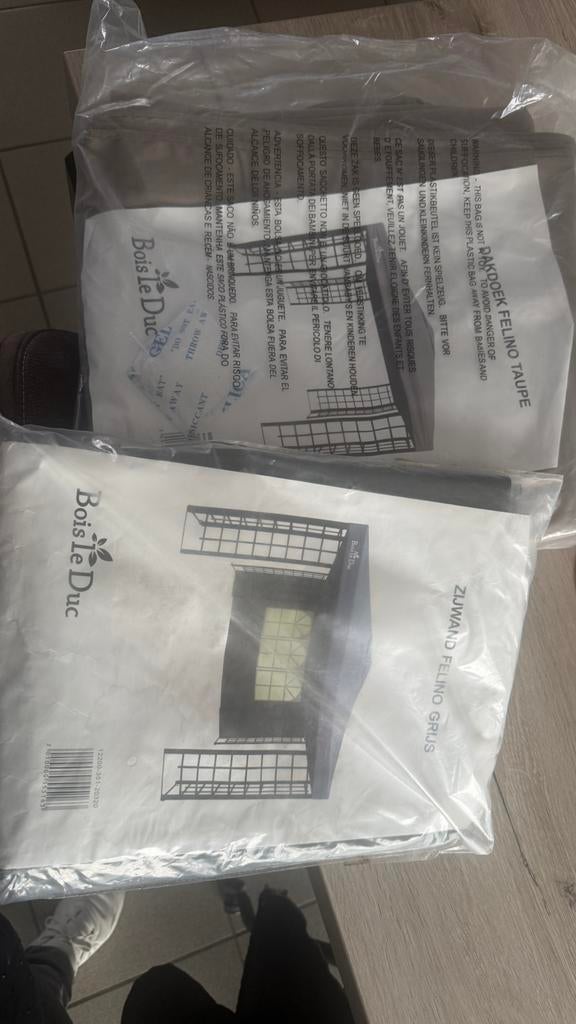 Bois le duc dakwand en zijwand 3x3, Jardin & Terrasse, Enlèvement, Comme neuf