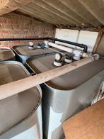 Dubbelwandige bovengrondse mazouttank 700 liter (4x!), Doe-het-zelf en Bouw, Ophalen, Gebruikt