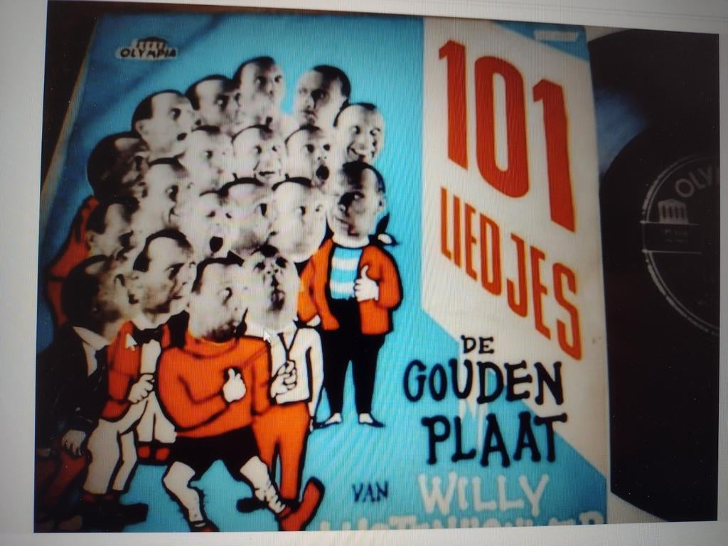 10" LP WILLY LUSTENHOUWER:101 LIEDJES (1960) DE GOUDEN PLAAT, Gebruikt, 10 inch, Ophalen of Verzenden, Levenslied of Smartlap