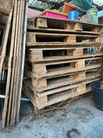 Gratis paletten met een plaat op, Doe-het-zelf en Bouw, Ophalen, Gebruikt
