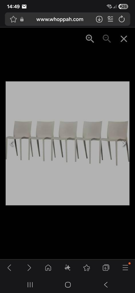 120st Philippine Starck stapelbare stoelen horeca bar cafe, Hobby en Vrije tijd, Feestartikelen | Verhuur, Ophalen of Verzenden