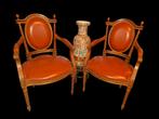 Set van 2 Louis XVI-stijl fauteuils – leder
Twee elegante fa, Antiek en Kunst, Ophalen