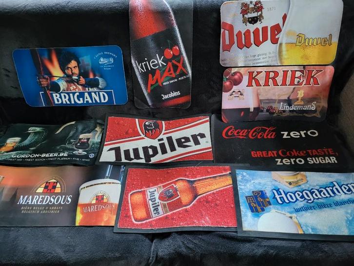 Barmatjes, handdoekje, beeldjes, ijsemmer allerlei merken, Verzamelen, Biermerken, Gebruikt, Reclamebord, Plaat of Schild, Overige merken