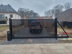 Lamellen schuifpoort 4,7x1,8 incl fundatie,motor en montage, Ophalen, Schuifpoort, Nieuw, 200 cm of meer