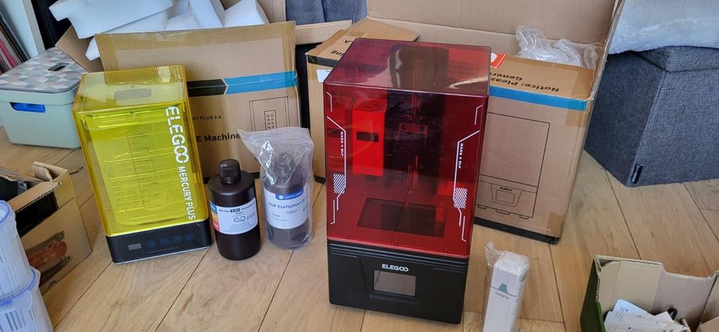 Complete 3d printer set - Elegoo DLP, Computers en Software, 3D Printers, Ophalen